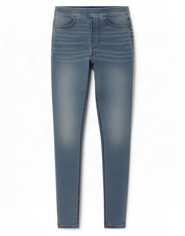 Jeans Jeggings da donna Marks & Spencer UK 8 piccoli W26 L28 cotone blu