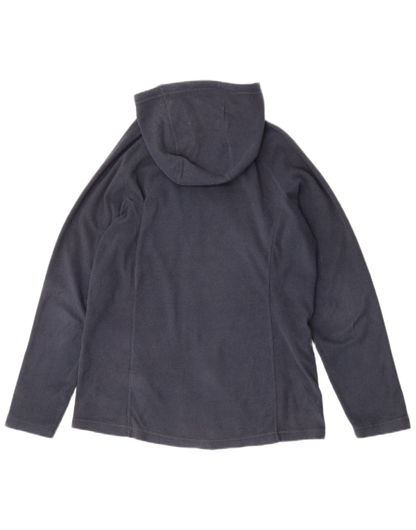Felpa con cappuccio e zip in pile da donna The North Face UK 16 Large Blu Navy