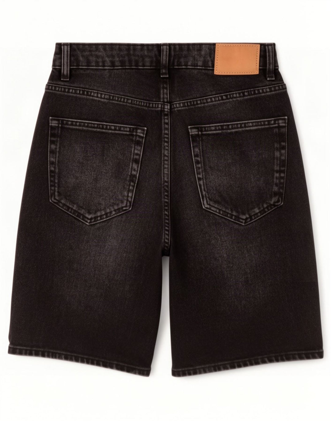 Pantaloncini di jeans da uomo Zara EU 40 medi W30 cotone nero