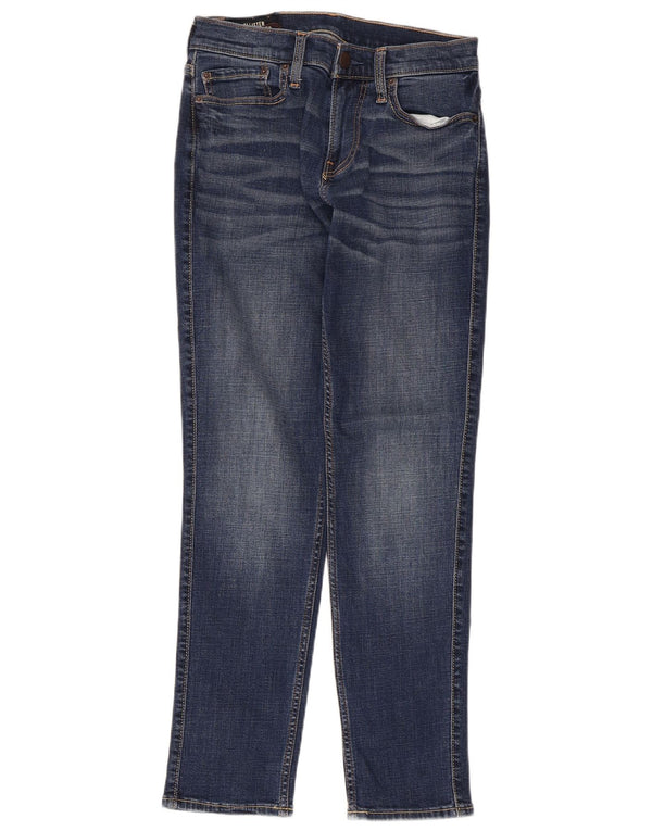 Jeans affusolati Hollister da uomo W28 L30 cotone blu