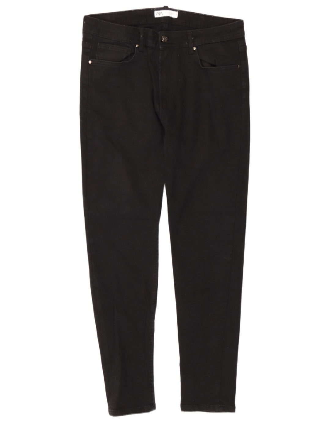 Jeans slim da uomo Zara W34 L27 cotone nero