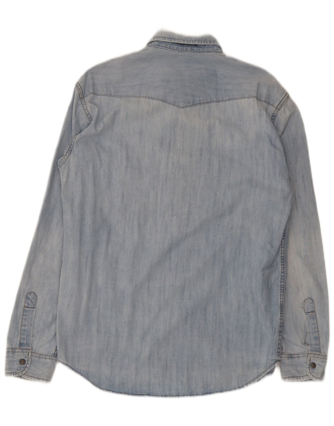 Camicia di jeans da uomo Carrera in cotone blu medio