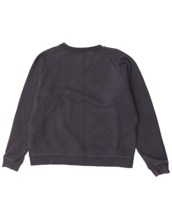 Felpa oversize da donna Jack Wills UK 16 Large in cotone blu navy