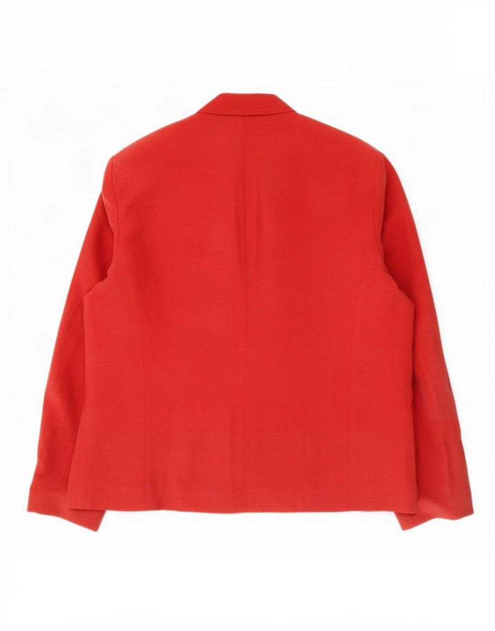 Giacca Blazer Donna Armani Collezioni IT 42 Lino Rosso Medio