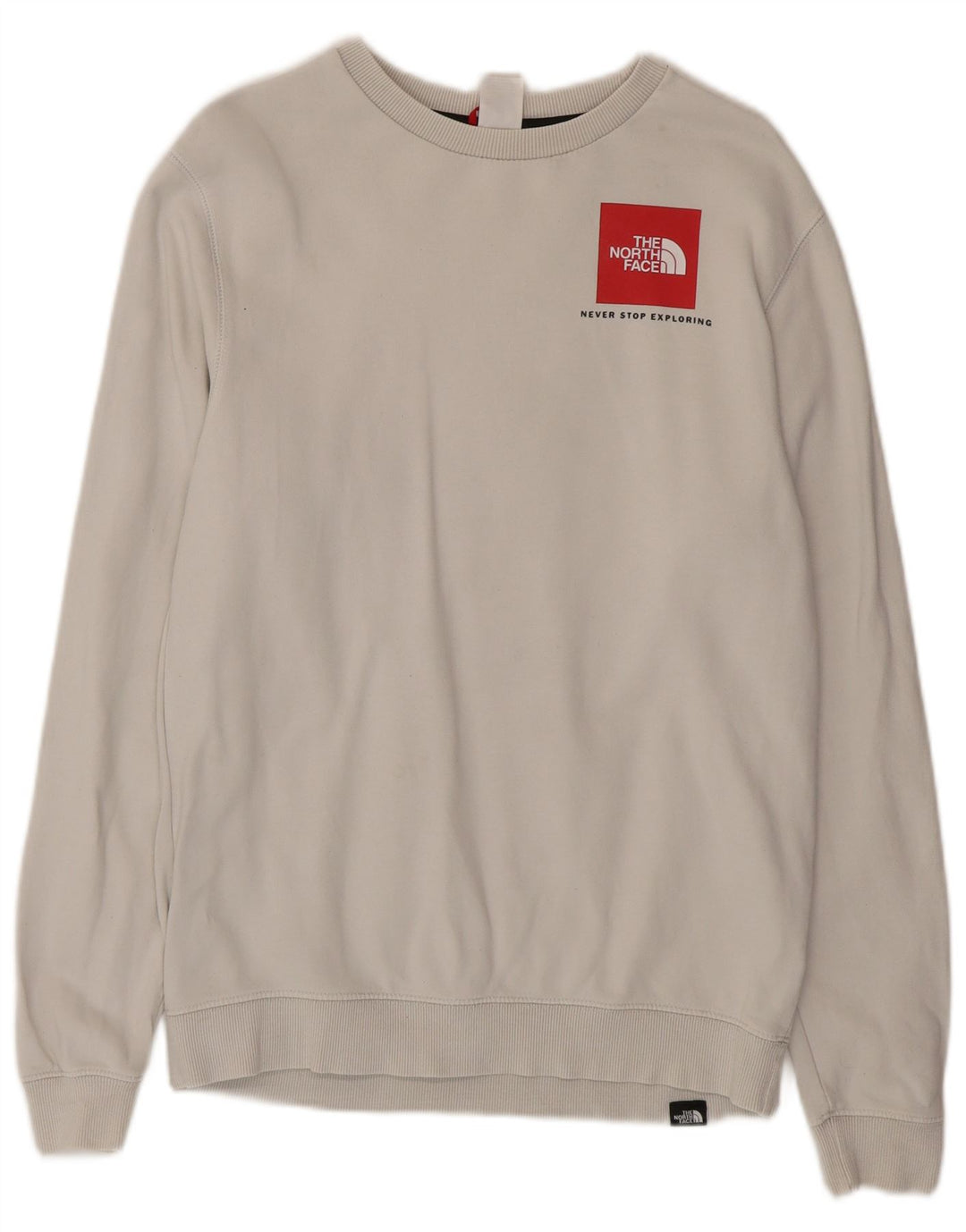 Felpa da uomo The North Face Maglione piccolo cotone grigio