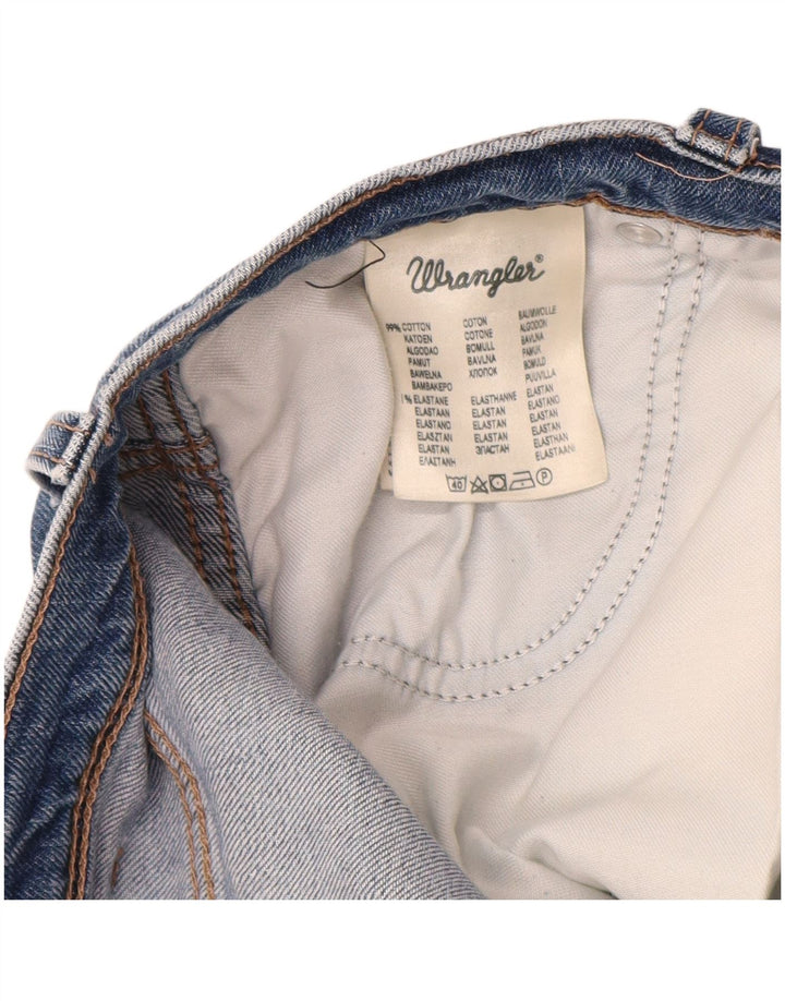 Jeans dritti da uomo vestibilità regolare WRANGLER W34 L30 cotone blu