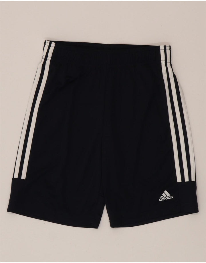 Pantaloncini sportivi ADIDAS Aeroready da bambino 11-12 anni in poliestere blu navy