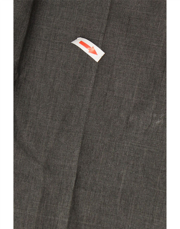 Pantaloni da abito vestibilità regolare Marks & Spencer da uomo W38 L29 poliestere grigio