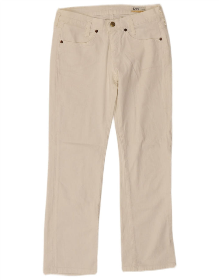 Jeans LEE Lilly Straight per ragazze 14-15 anni W28 L26 Cotone bianco