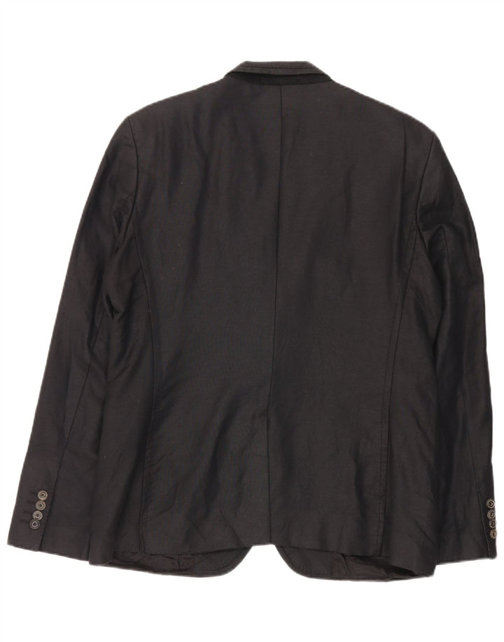Giacca blazer da uomo a 2 bottoni Zara EU 54 XL nera