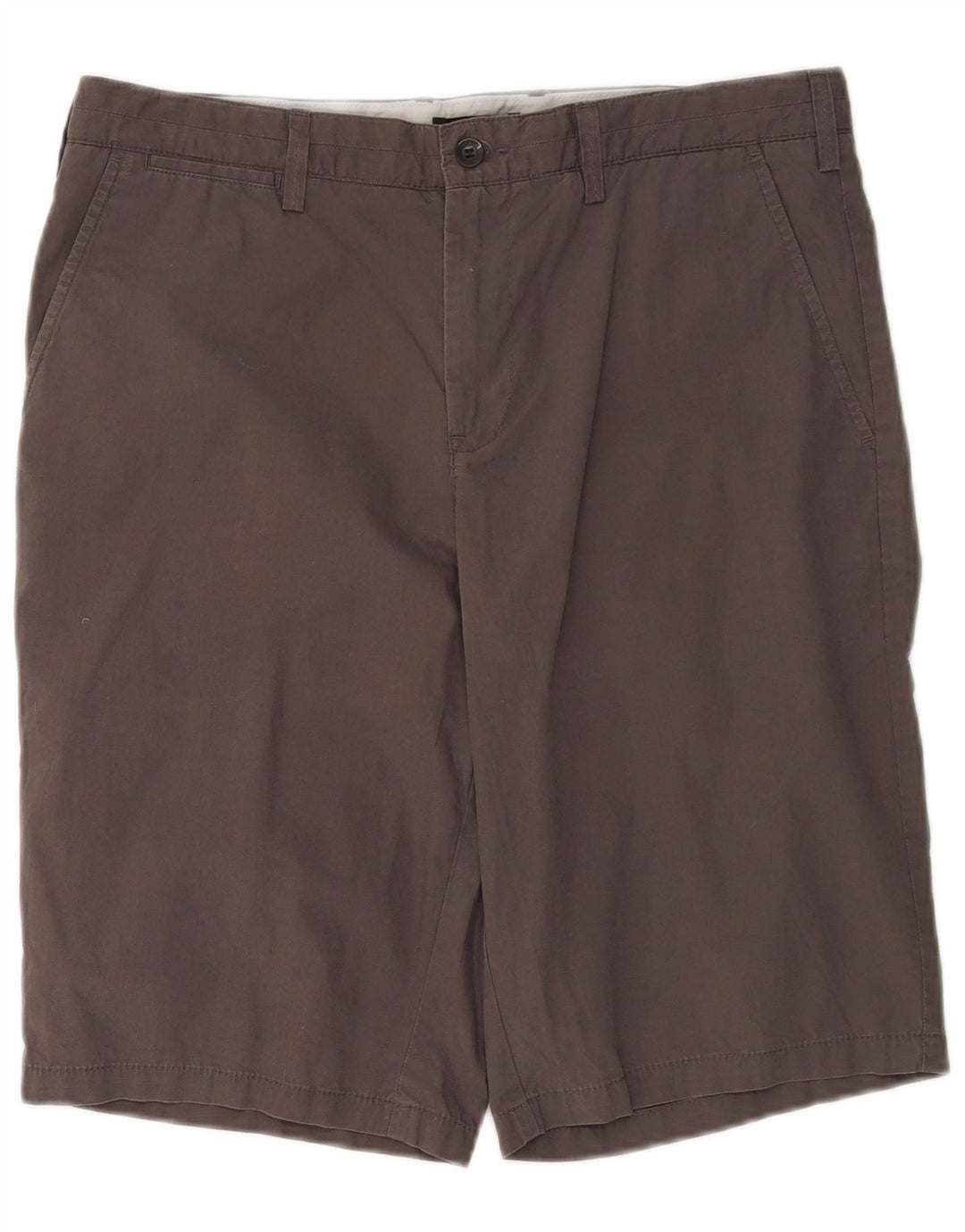 Pantaloncini chino da uomo Marks & Spencer W34 grandi in cotone grigio