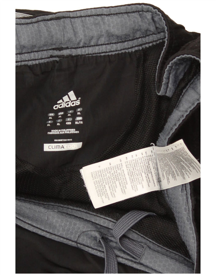 Pantaloni da tuta Adidas Climacool da uomo XL Poliestere color block nero