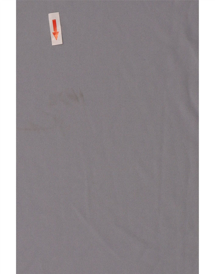 T-shirt grafica Adidas da uomo Climalite Top in poliestere color block grigio medio