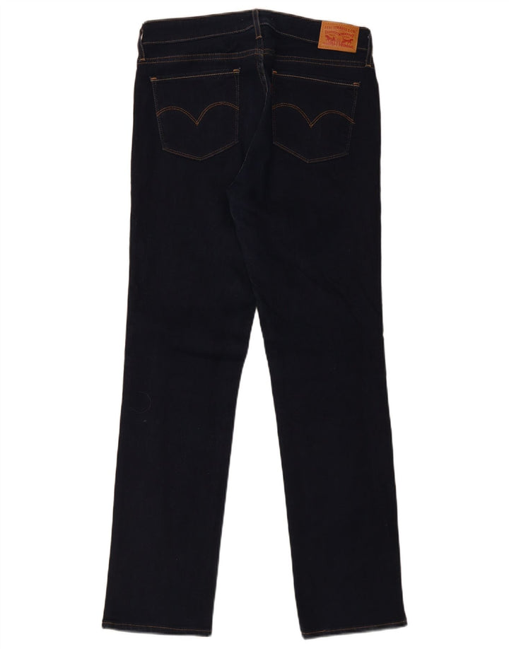 Jeans dritti Levi's da donna 714 W29 L31 cotone blu navy