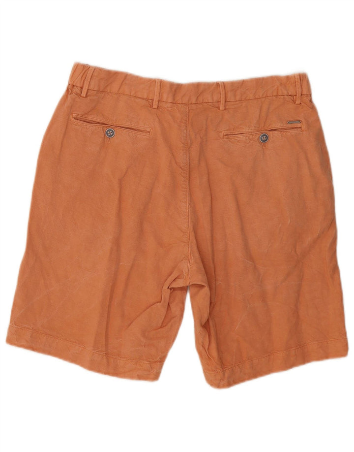 Pantaloncini chino da uomo Massimo Dutti EU 42 Large W32 Cotone arancione