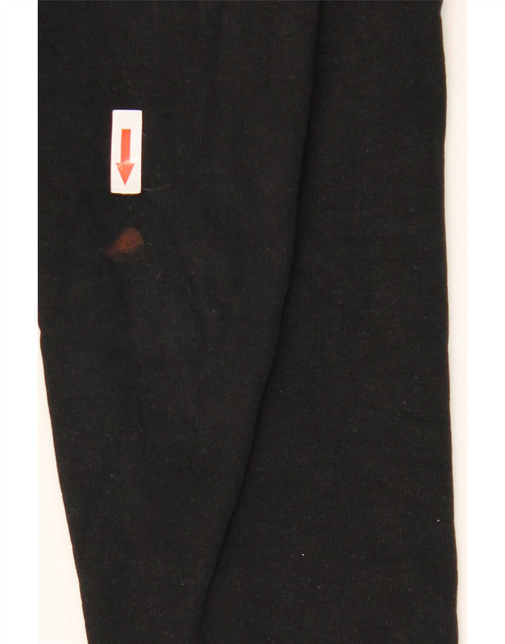 Maglione con cappuccio e zip da uomo Marks & Spencer in cotone nero medio
