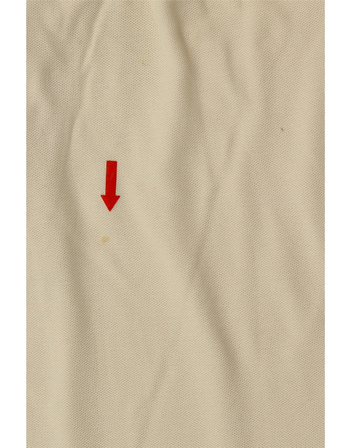 FILA Mens Polo Shirt IT 52 Large Beige Cotton Vintage Fila and Second-Hand Fila from Messina Hembry 