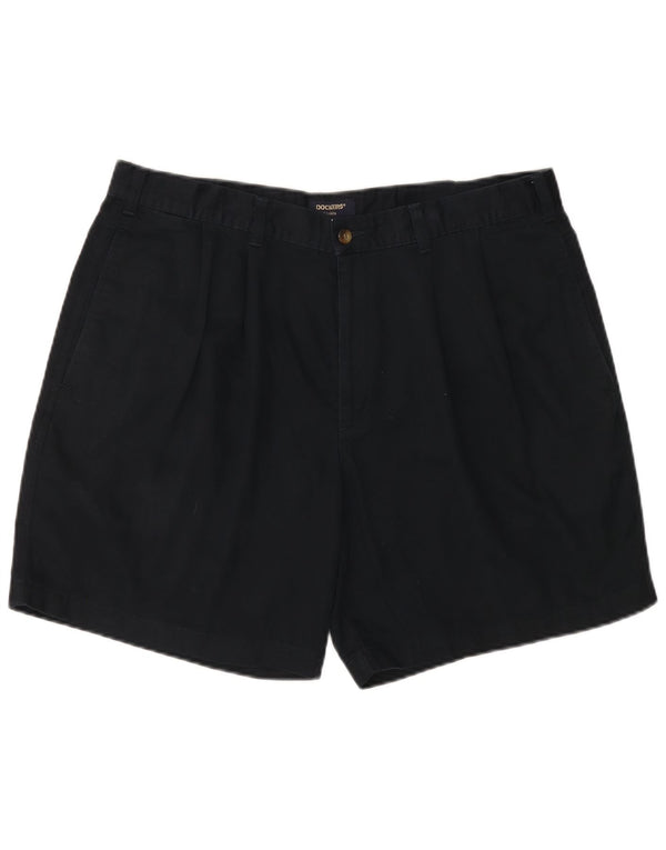 Pantaloncini chino da uomo color kaki Dockers W38 XL in cotone blu navy