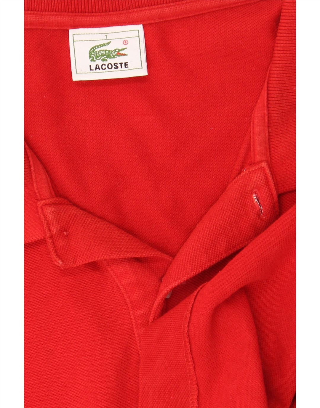 Polo da uomo Lacoste taglia 7 2XL rossa