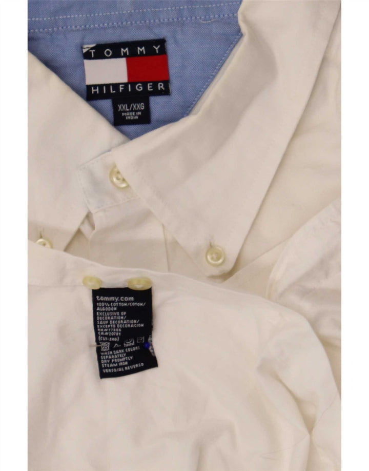 Camicia da uomo Tommy Hilfiger 2XL cotone bianco
