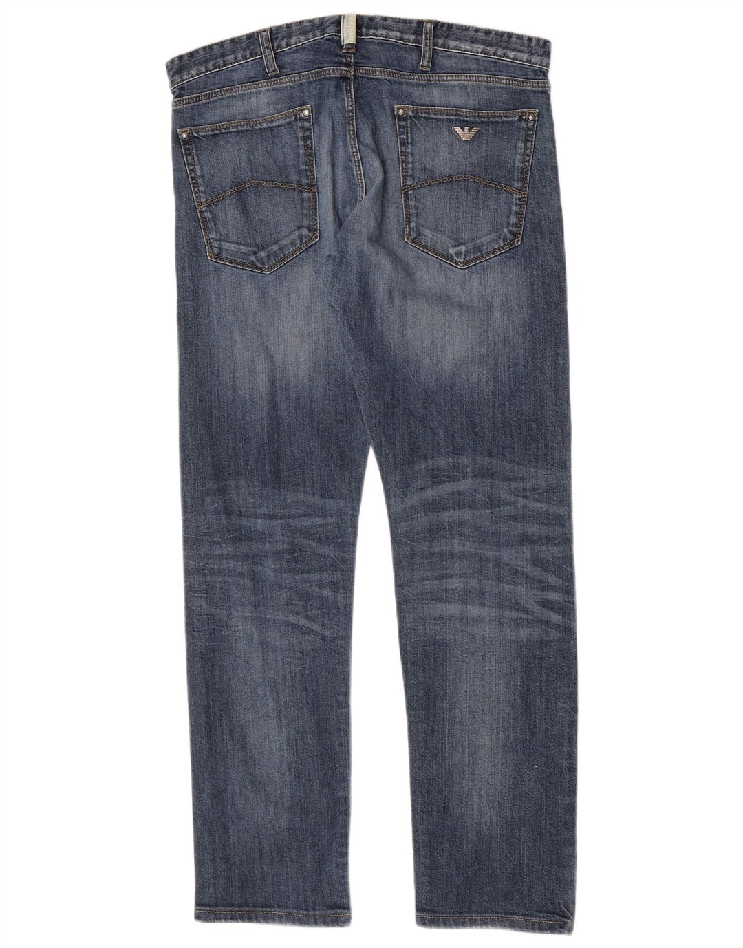 Jeans slim da donna Armani W33 L31 cotone blu