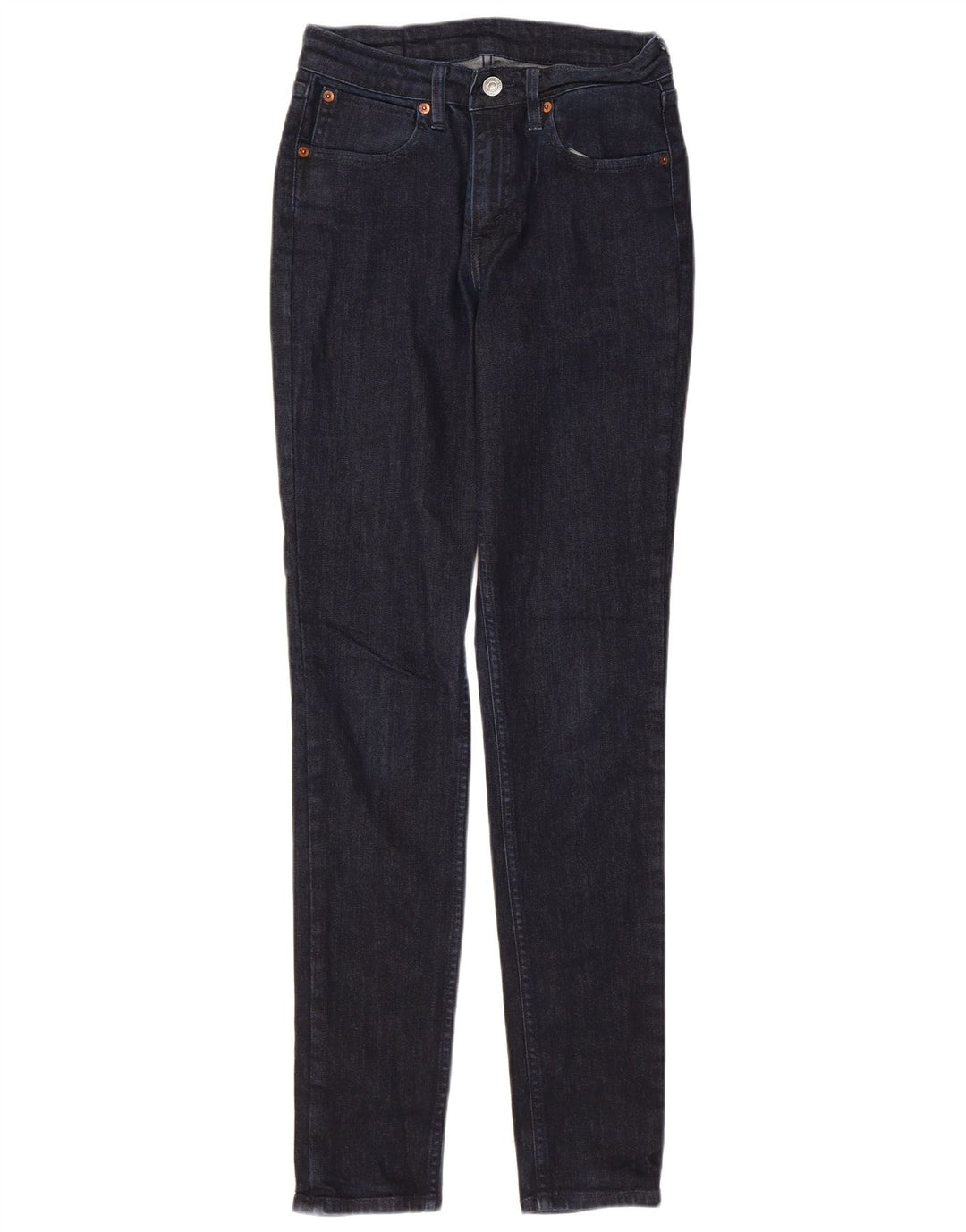 Jeans skinny da donna LEVI'S W27 L32 cotone blu navy