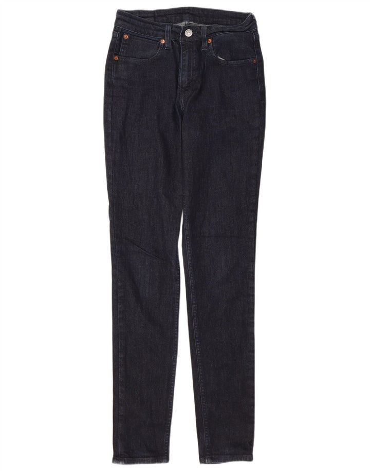 Jeans skinny da donna LEVI'S W27 L32 cotone blu navy