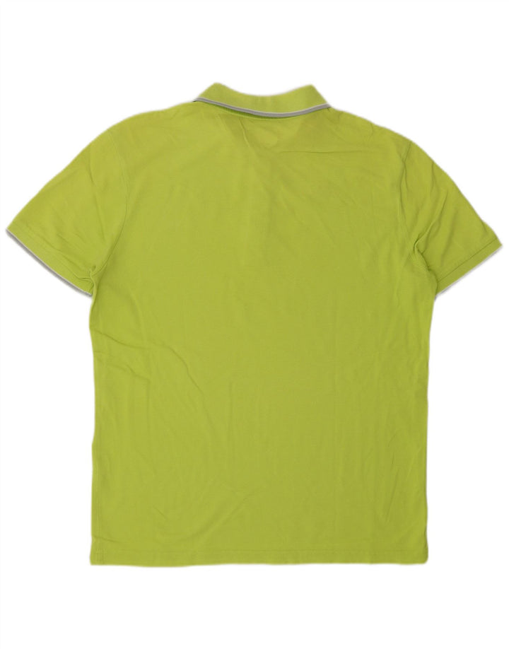 Polo Kappa Uomo Large Verde Cotone