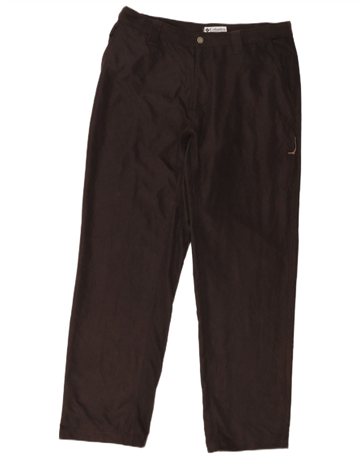 Pantaloni cargo dritti da uomo Columbia W36 L33 poliestere marrone