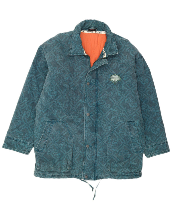Giacca a vento da uomo vestibilità ampia O'Neill UK 40 grande cotone paisley verde