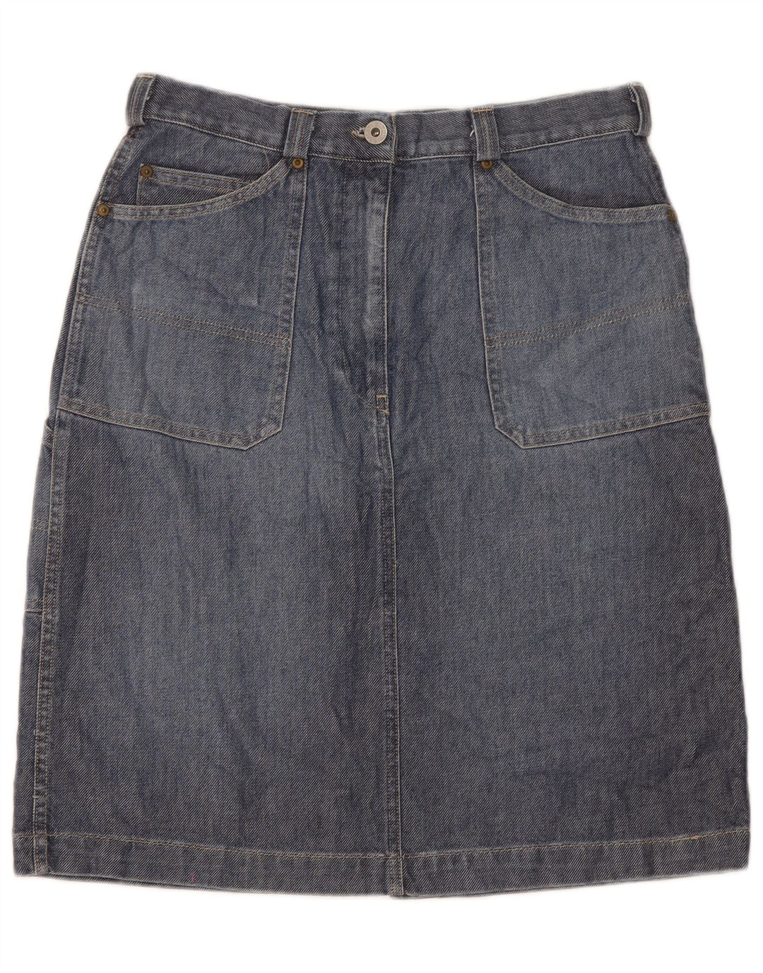 Gonna cargo in denim da donna Replay W29 in cotone blu medio