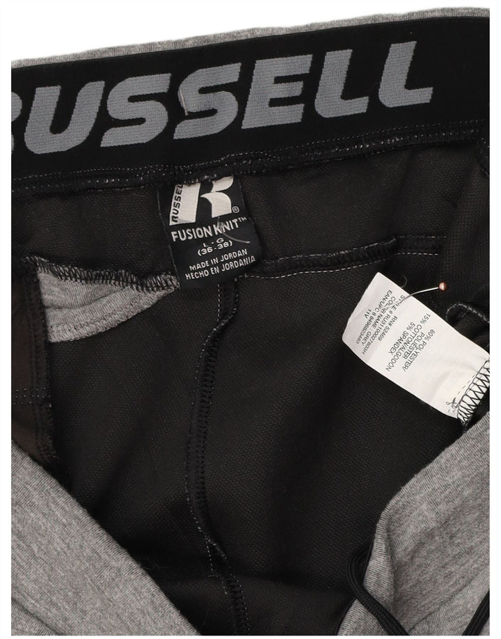 RUSSELL ATHLETIC Pantaloni da tuta da uomo Joggers Large Poliestere grigio