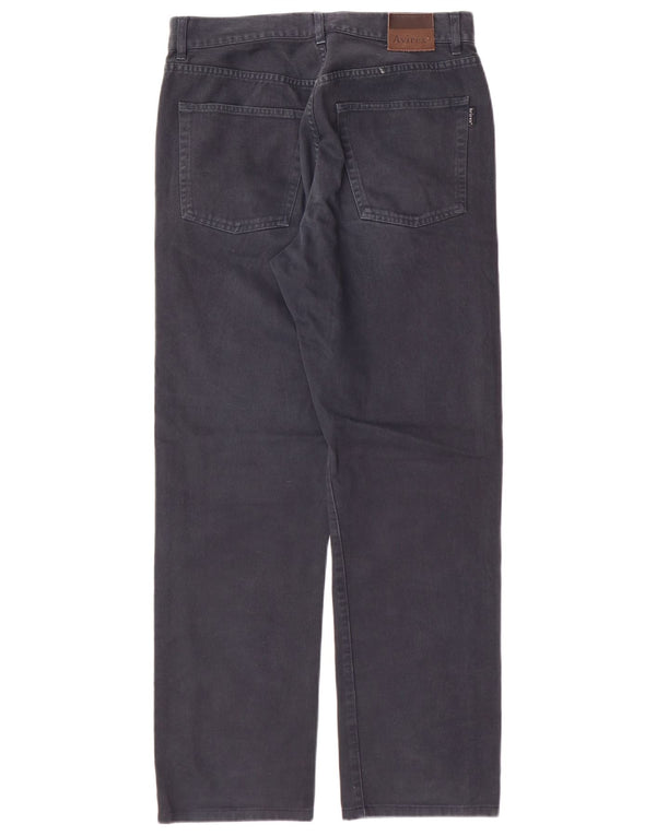 Jeans dritti da uomo AVIREX W30 L29 cotone blu navy