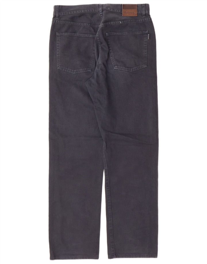 Jeans dritti da uomo AVIREX W30 L29 cotone blu navy