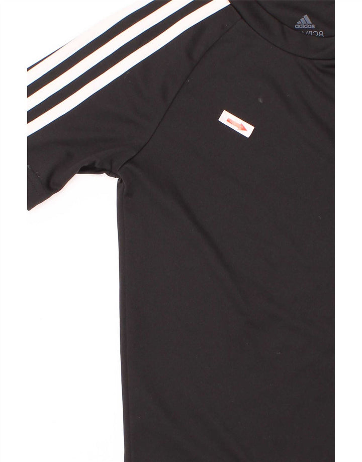 Maglietta Adidas Aeroready da ragazzo, 7-8 anni, in poliestere nero