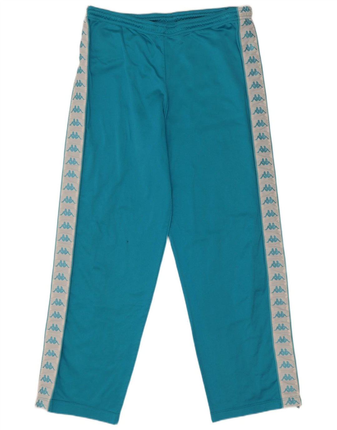 Pantaloni da tuta con grafica Kappa da uomo, grandi, in poliestere color block blu
