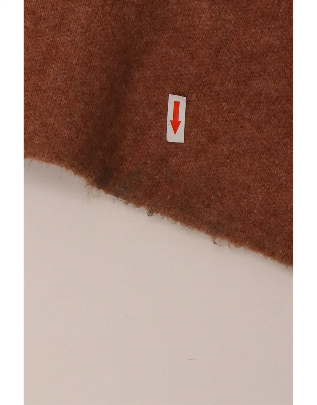 Maglione cardigan aperto lungo da donna Zara UK 14 Lana beige medio