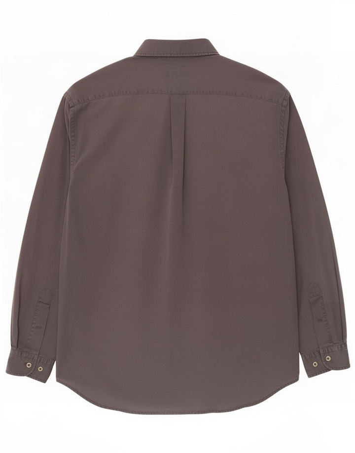 Camicia da uomo Marlboro Classics XL in cotone grigio