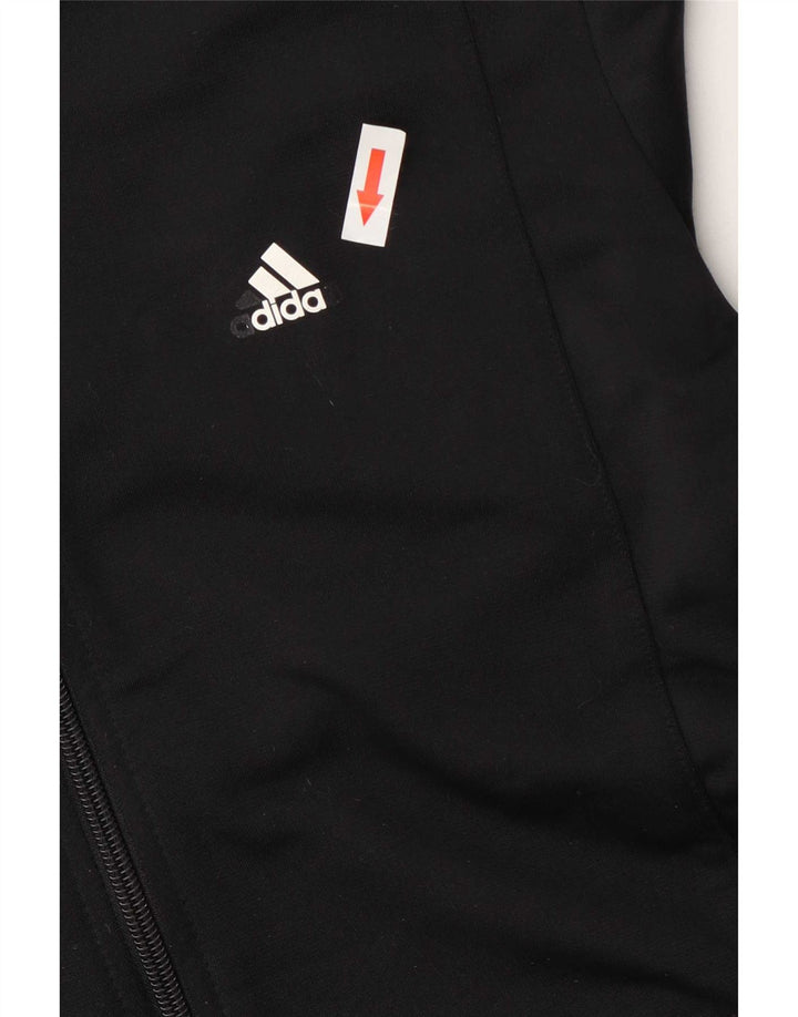 Giacca da tuta da donna Adidas UK 8/10 Small Poliestere nero