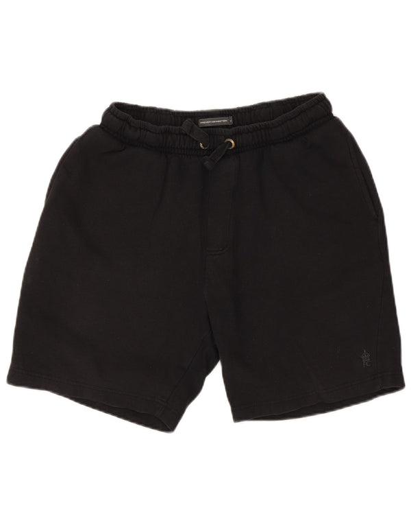 Pantaloncini sportivi da uomo French Connection medio cotone nero
