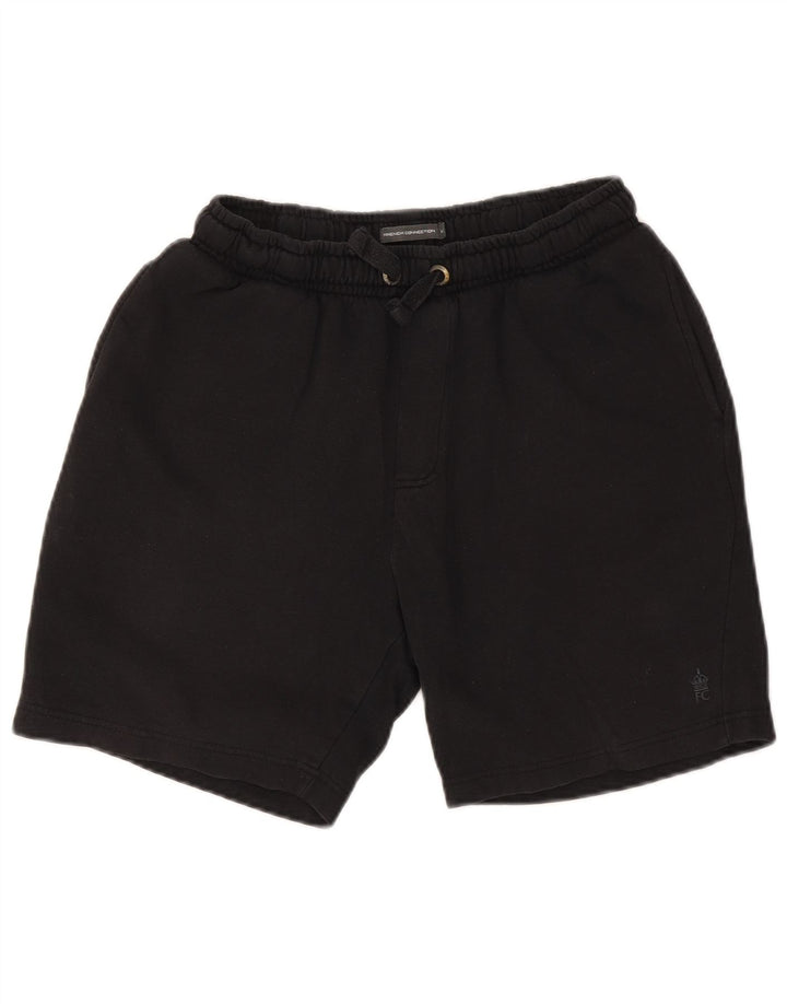 Pantaloncini sportivi da uomo French Connection medio cotone nero