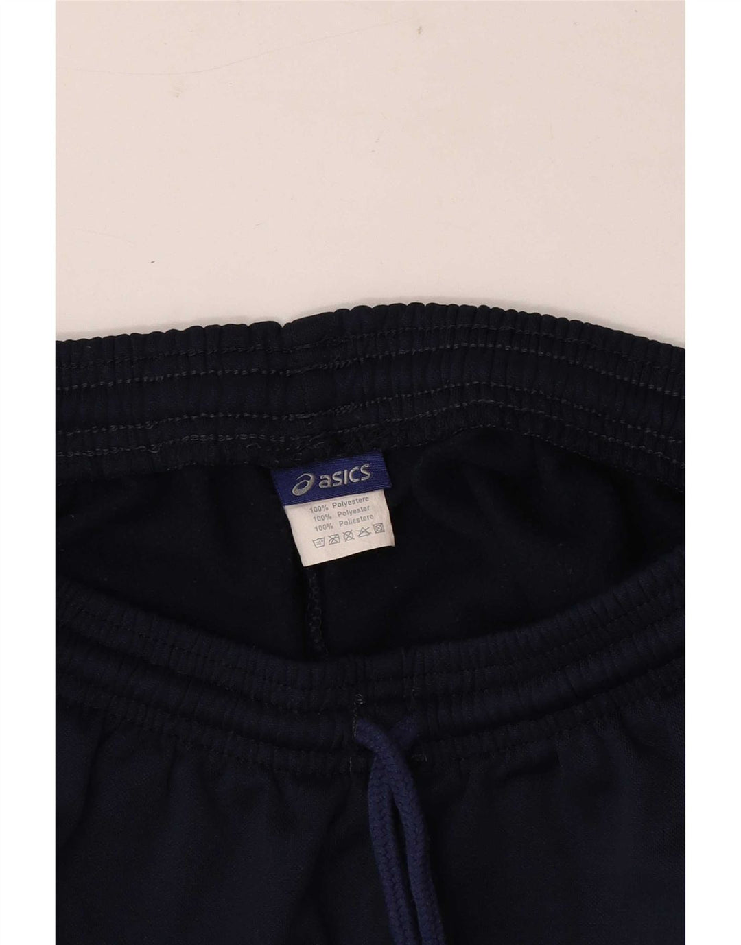 Pantaloncini sportivi da uomo Asics grandi in poliestere blu navy