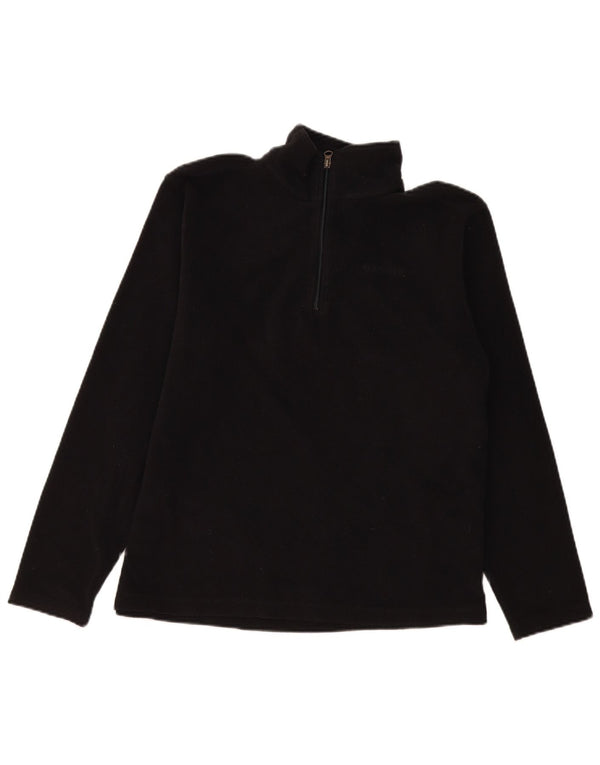 Maglione in pile da donna Diadora con collo e zip UK 18 XL poliestere nero