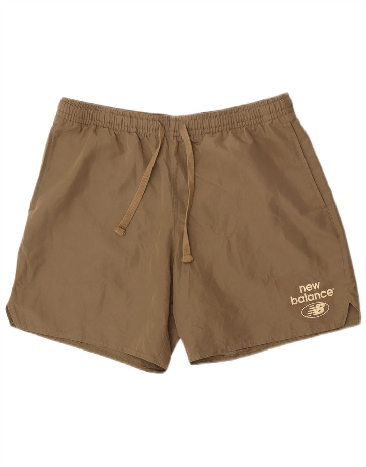 Pantaloncini da bagno da uomo New Balance Large in poliestere kaki