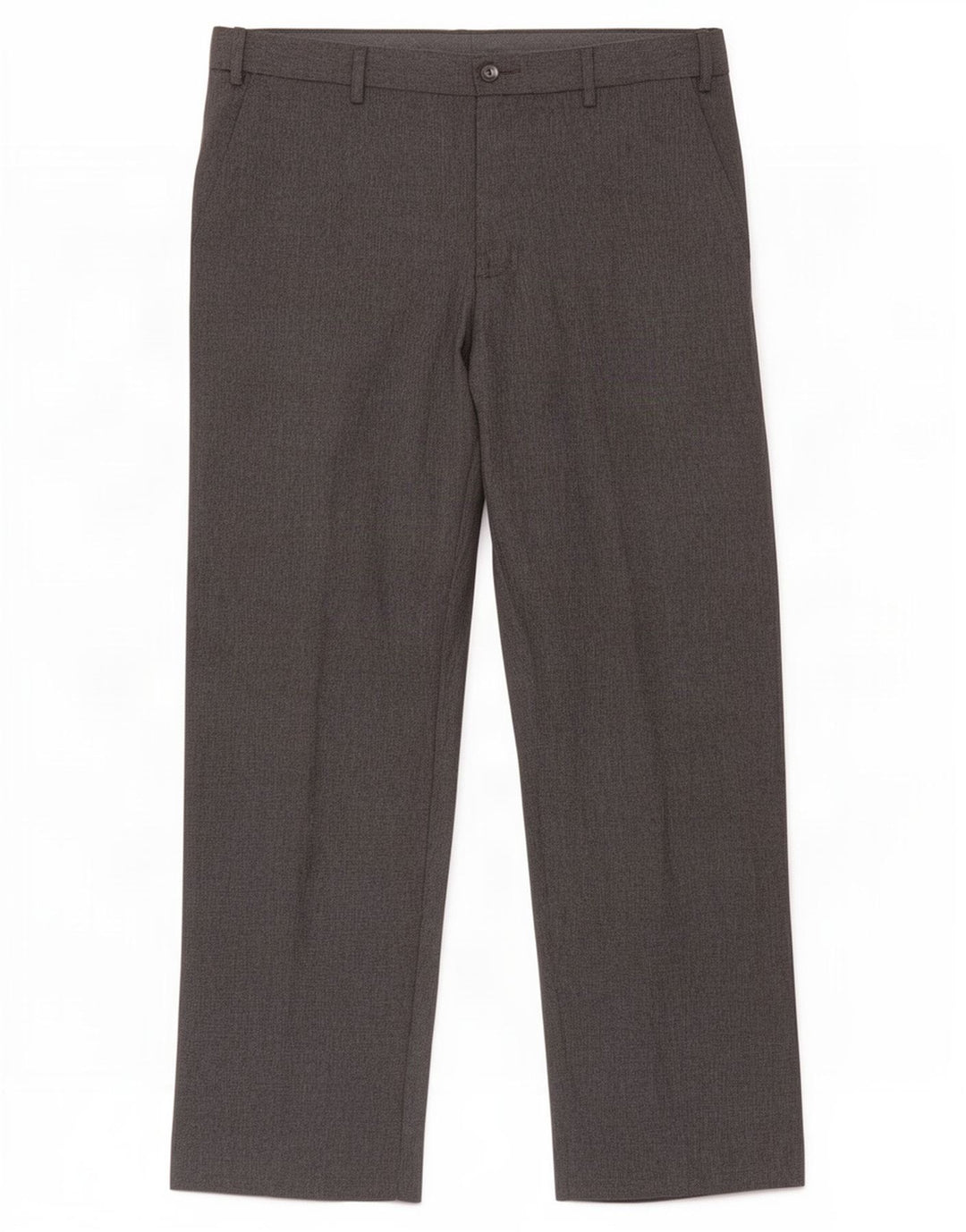 Pantaloni da abito regolari da uomo Marks & Spencer W34 L31 poliestere grigio