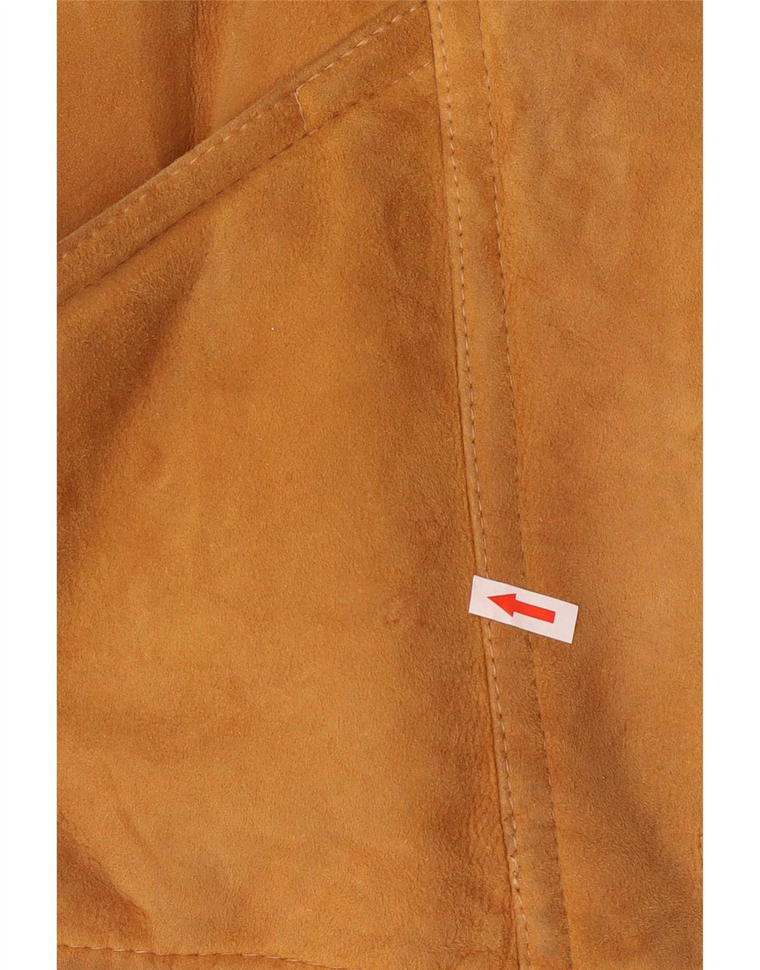 Giubbotto oversize in shearling vintage da donna IT 42 Colorblock marrone medio
