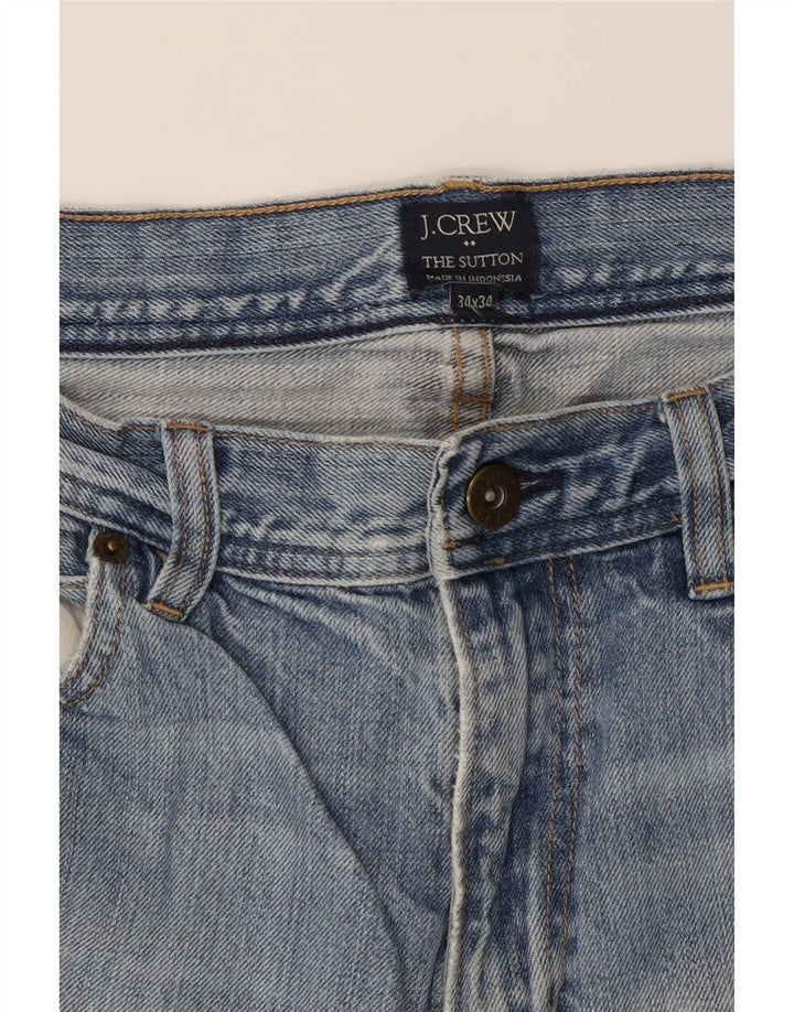 J. CREW Mens The Sutton Straight Jeans W34 L34 Blue Vintage J. Crew and Second-Hand J. Crew from Messina Hembry 