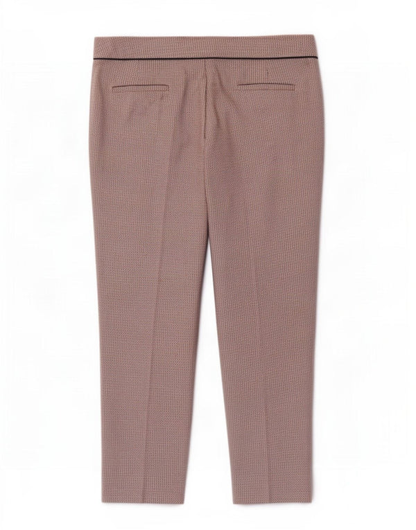 Pantaloni Capri da donna Marks & Spencer UK 14 Large W34 L23 Arancione geometrico