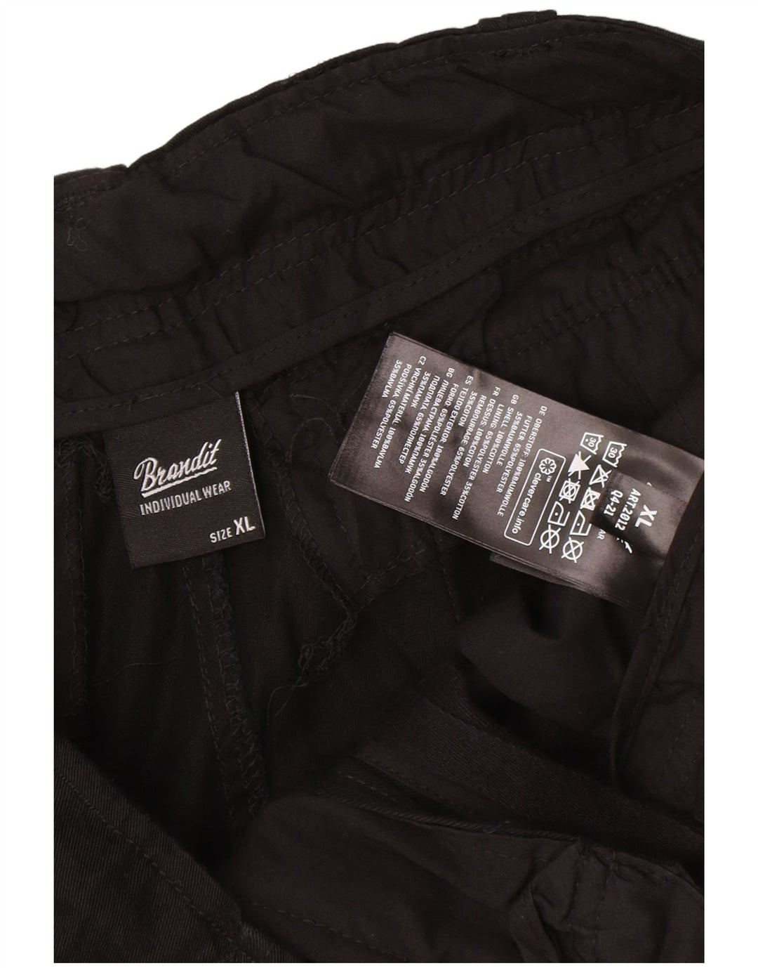 Pantaloncini cargo da uomo Brandit XL W36 cotone nero