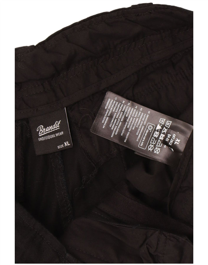 Pantaloncini cargo da uomo Brandit XL W36 cotone nero